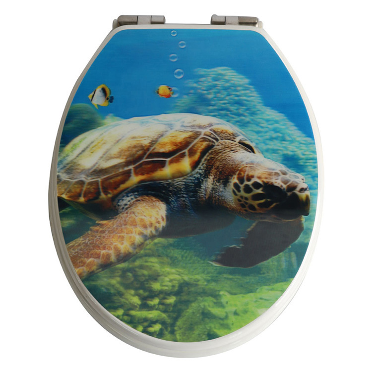 How do you clean a MDF toilet seat?
